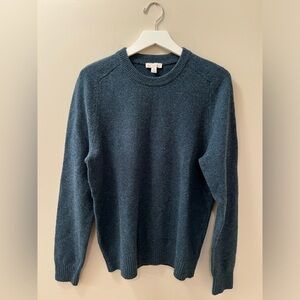 Vintage Authentic Gap Men’s Lambs Wool Pullover Sweater Everglades Color Size M